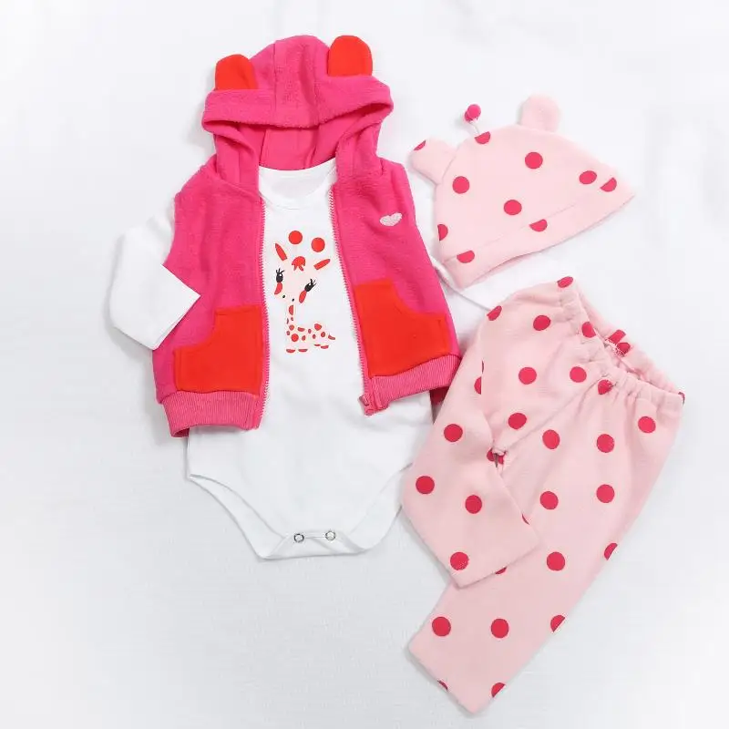 5 skirtingų stilių tinka 47CM 60CM lėlės suknelė reborn baby lėlės drabužiai aukštos kokybės suknelė visos medvilnės drabužius
