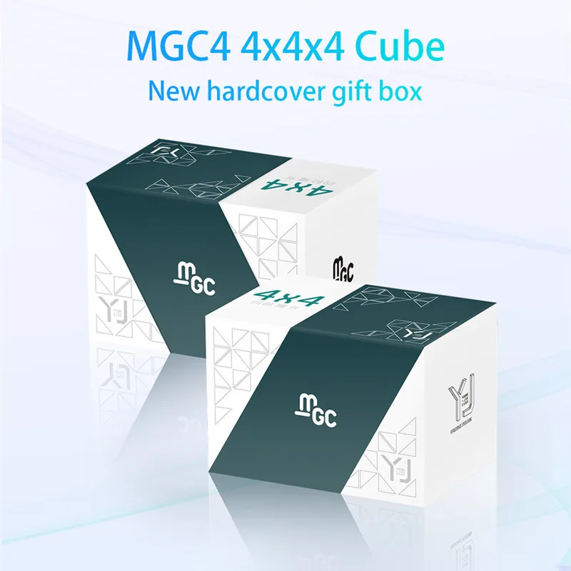 YJ MGC4 Kubas 4 x 4 magnetinio magic cube yongjun MGC 4 magnetai įspūdį greitis kubeliai švietimo žaislai vaikams