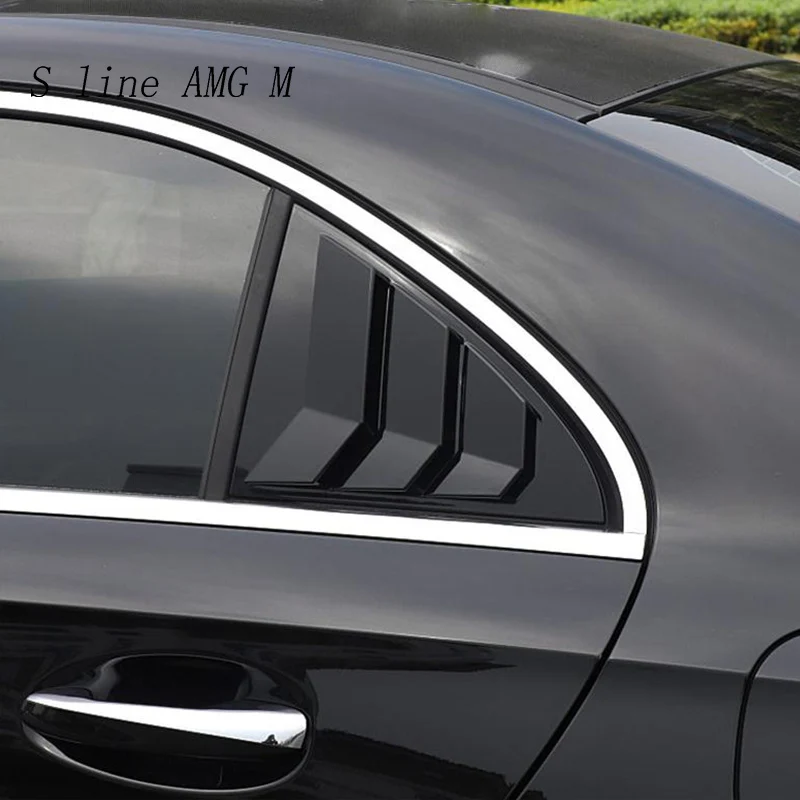 Automobilio Stilius Mercedes Benz A Klasės 2019 Galinis Langas Trikampis Langinės apdailos skydelio Apima Lipdukai Apdaila Auto Priedai