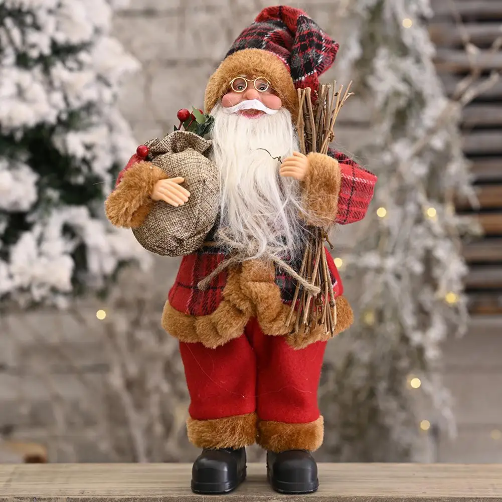 Santa Claus Lėlės Didelės 2021 Kalėdų Eglutės Ornamentu Naujųjų Metų Namų Puošybai Natal vaikams Dovanų Linksmų Kalėdų Dekoracijos