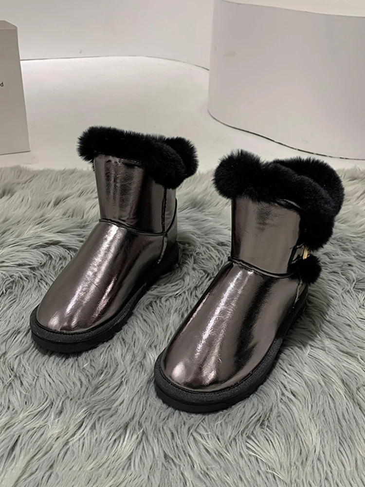 Sniego batai batai moterims 2020 naujas žiemos mados atsitiktinis plius aksomo, šiltas, atsparus vandeniui neslidus medvilnės batai