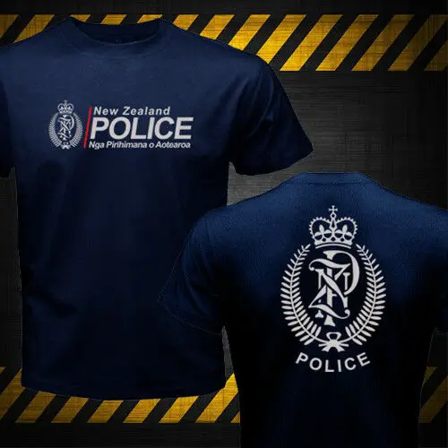 Naujų Retų Naujosios Zelandijos Policija Mentai Karinio Jūrų Laivyno Kokybės Medvilnės Mens Print T-Marškinėliai, Medvilnės Suknelė Marškinėliai