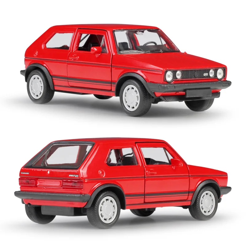 Welly 1:36 originali dėžutė 1983 m. VW GOLF GTI Raudonas MK1 Traukti Atgal, Automobilių Diecast Automobilio Modelį Žaislinių Transporto priemonių Automobilio Modelį Modelių Automobilių Vaikai