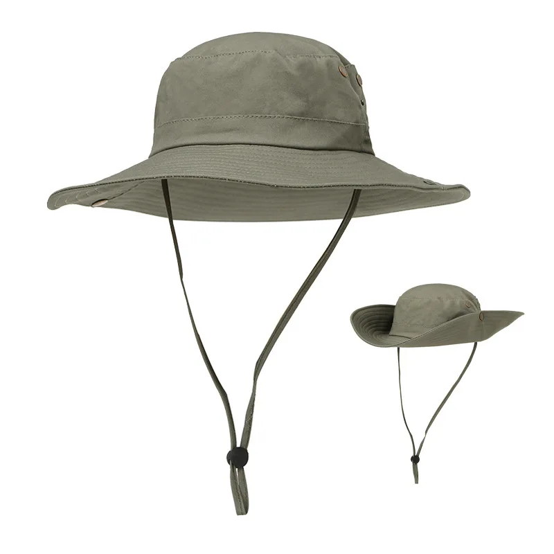Vasaros žvejys skrybėlę lauko, laisvalaikio, žvejybos skrybėlę vyrų ir moterų džiunglių skėtį nuo saulės alpinizmo skrybėlę logotipą