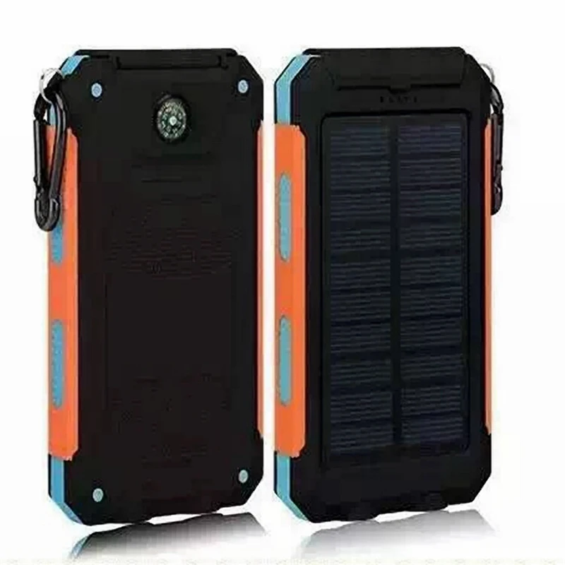 LiitoKala Lii-D007 Nešiojamas Saulės Energijos Banko 20000mah Už Xiaomi 2 Iphone Išorės Baterija Powerbank Vandeniui Dual USB