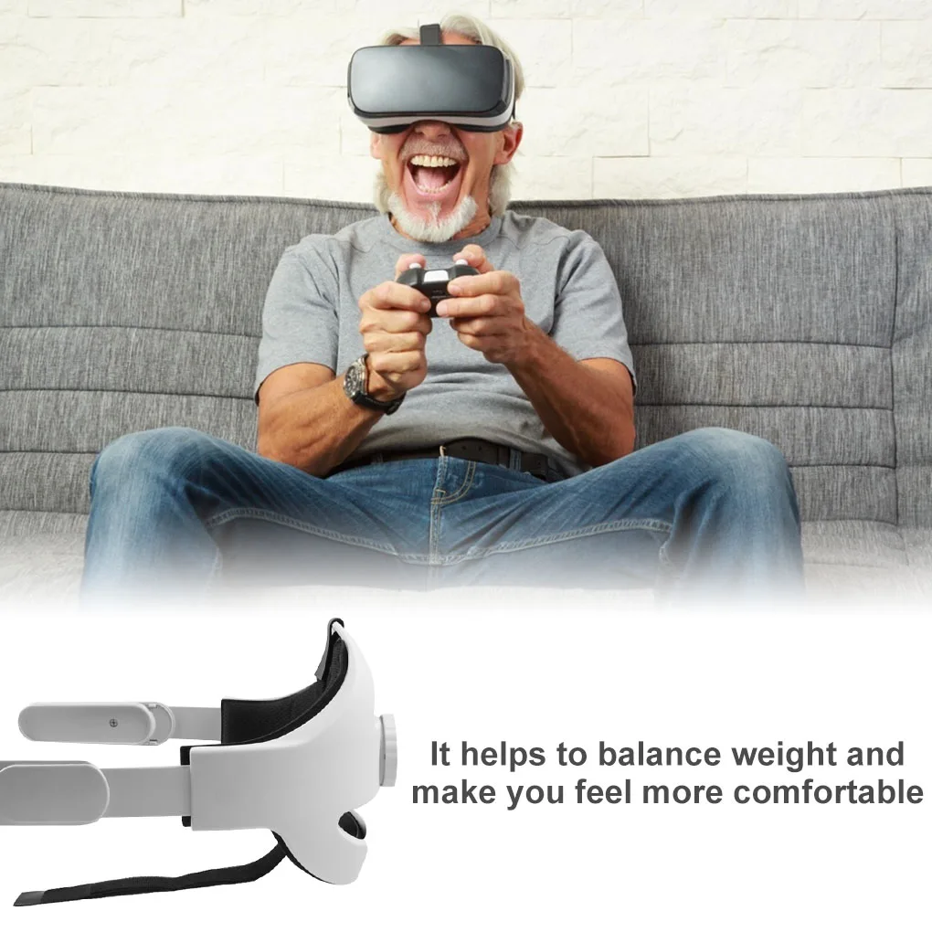 Reguliuojamas Oculus Quest 2 Galvos Dirželis VR Elito Dirželis Komfortą Pagerinti Remti Forcesupport Realybės Prieigos Padidinti Virtualios