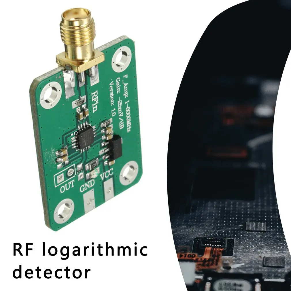 Profesionalus 1-8000MHz AD8318 RF Logaritminis Detektorius 70dB RSSI Matavimo Galios Matuoklis Valdybos modulis standartas SMA female