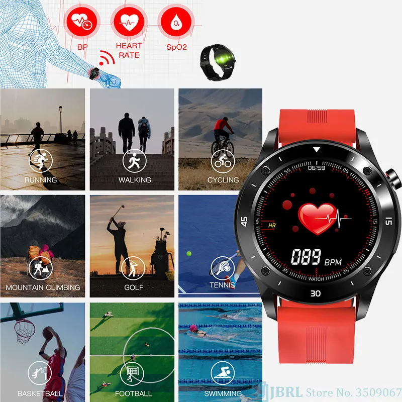 Smart Watch Moterys Vyrai Smartwatch Fitness Tracker Sporto Bluetooth Vandeniui Laikrodžiai, Skirta 