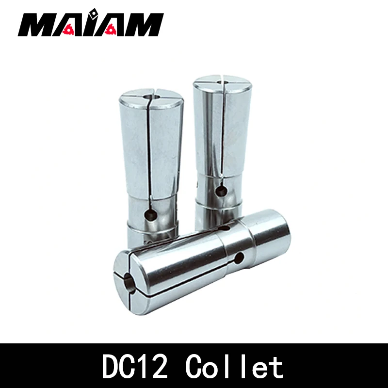 Aukštos kokybės dc12 collet dc chuck collet cnc traukti atgal collet 2mm 4mm 6mm 8mm 10mm 12mm 1/8 didelio tikslumo 0.003 0.005 collet