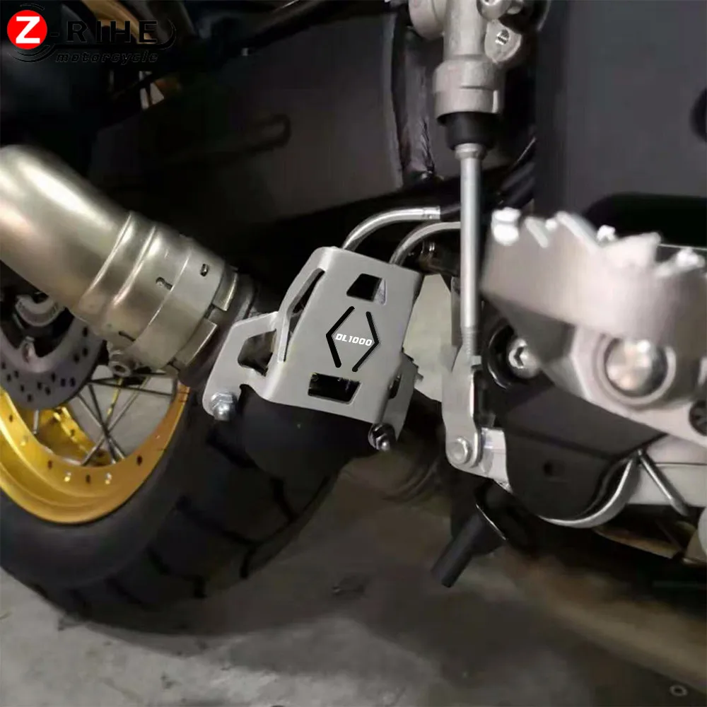 Už Suzuki DL1000 Dl V-Strom 1000 2016 2017 2018-2019 Aliuminio Motociklo Priedai Išmetamųjų dujų Vožtuvas Guard Apsauginis Dangtelis