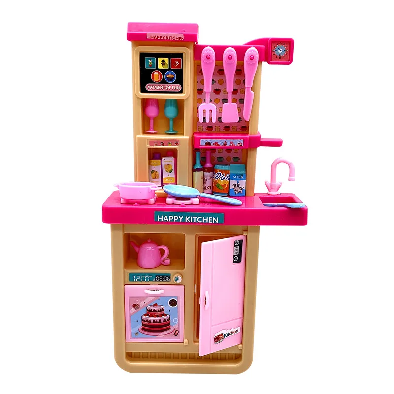 2020 mados cute lėlės priedai + virtuvė žaislo pakuotės vaikų puzzle vaikų žaisti namus, plastikiniai žaislai