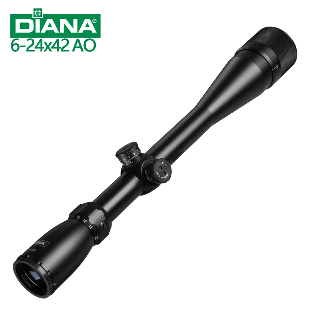 DIANA 6-24x42 AO Taktinis Riflescope 