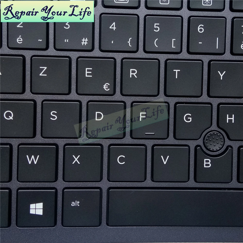 AZERTY FR nešiojamas klaviatūras HP Zbook 15 G3 17 G3 prancūzų su klaviatūra su foniniu apšvietimu juodas pilkas rėmas 848311 051 PK131C32A14 pardavimas