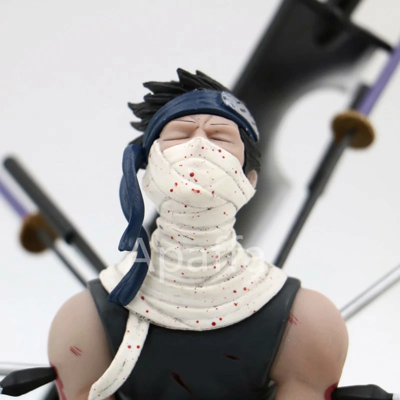 30cm Naruto Veiksmų Skaičius, Momochi Zabuza PVC Japonų Anime Naruto Kolekcines Modelis Žaislai Darbastalio apdaila