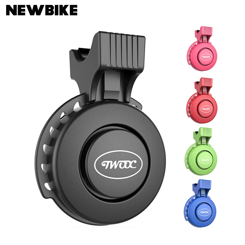 TWOOC Elektrische Fahrrad Glocke USB Ladung Dviratį Radfahren 120db Lenker Žiedas 3 Modus Skamba Sicherheit Wasserdichte