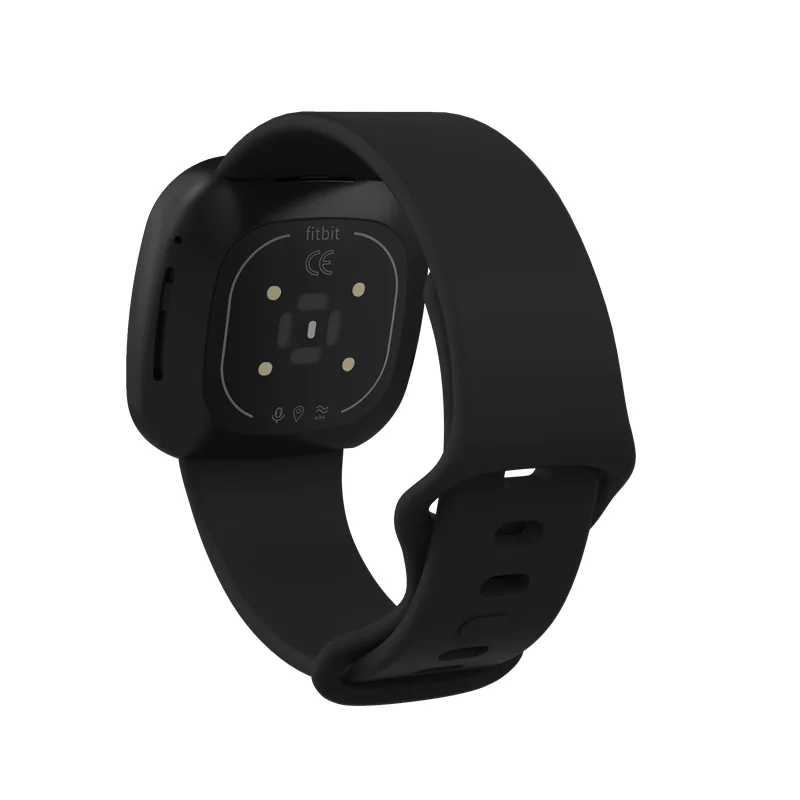(4 Pakuotės) Silikoninės Apyrankės už Fitbit versa 3/prasme Smart Watch Priedai Dirželis Apyrankė Versa 3 Riešo Juostele Gumos Juostelių