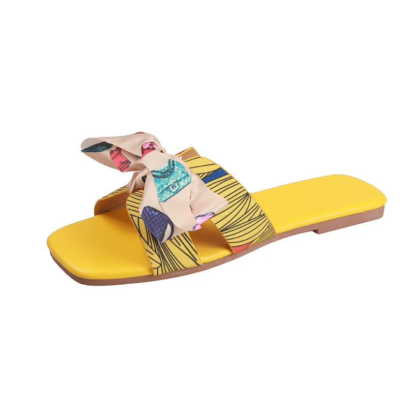 Šlepetės Moterų Sandalai Su Bowknot Už Paplūdimio Bateliai Moters Laisvalaikio šlepetės Moterų Paplūdimio Sandalai Dizaineris