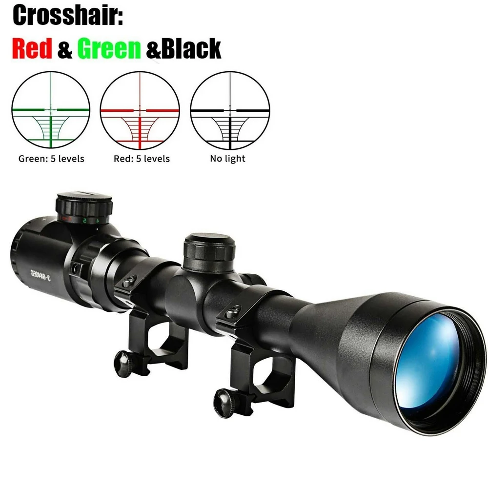 Šautuvas taikymo Sritis tolimatis tipo 3-9X40EG Medžioklės Monokliai Optika Regos Taktinis LED IR Vandeniui Naktinio Matymo Prietaisas Medžioklės Kameros