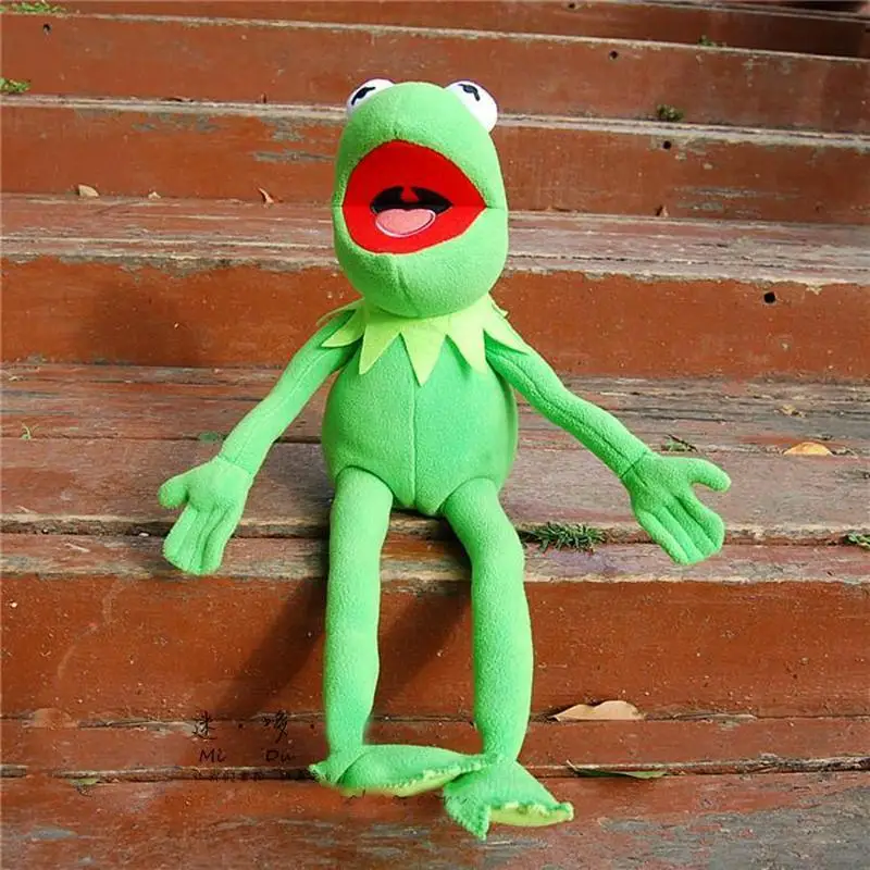 2018 Naujas Kermit Sesame Street Muppet Varlė Pliušinis Lėlių, Žaislų Lėlės 45cm