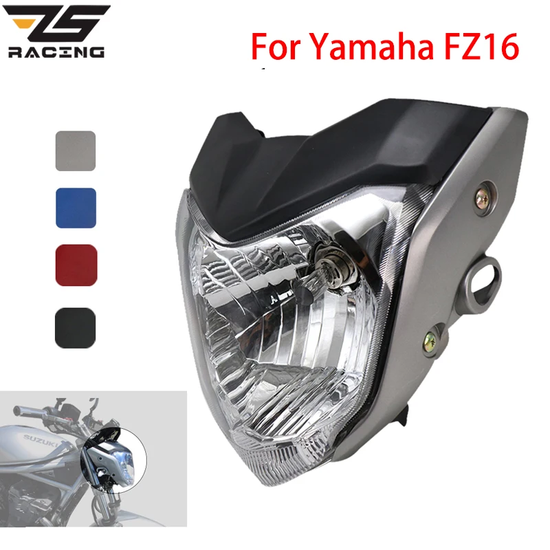 ZS Lenktynių Modifikuoti Motociklo priešakinių Šviesų Su Lemputės Laikikliu Tinka Yamaha FZ16 YS150 FZER150