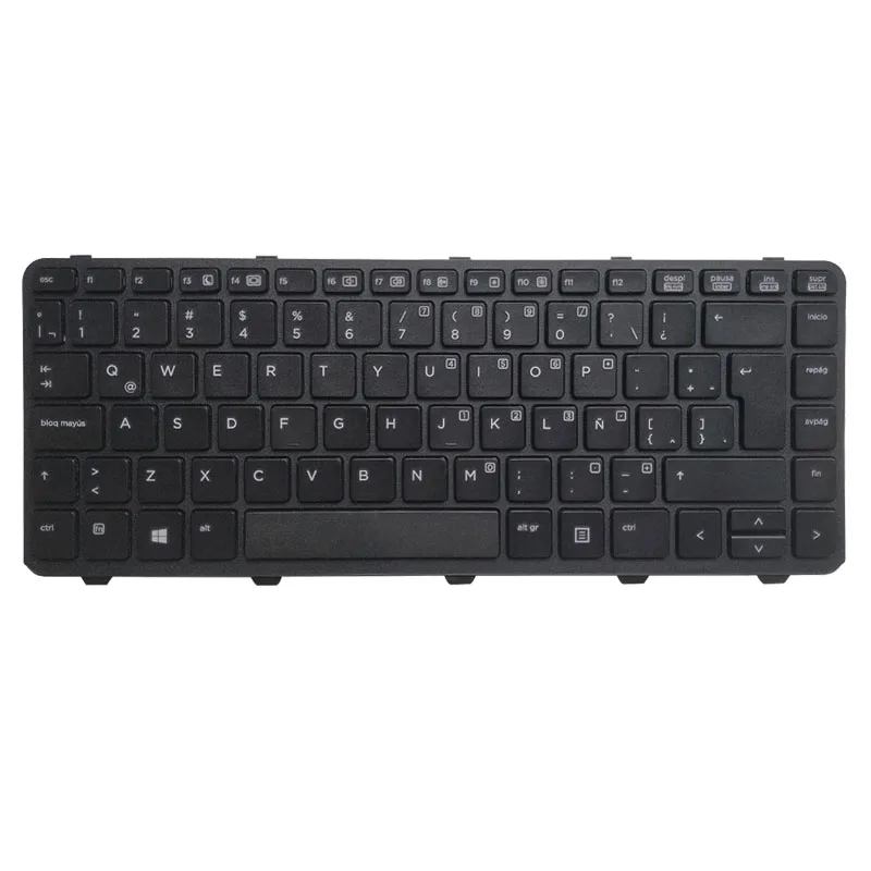 NAUJAS lotynų nešiojamojo kompiuterio Klaviatūra HP ProBook 430 G1 Juoda LA klaviatūros 711468-161 su karkasu