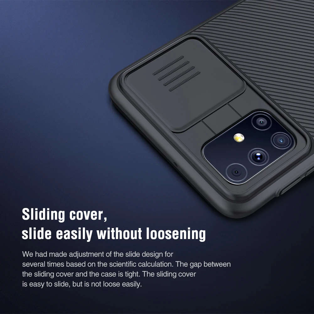 NILLKIN Atveju, Samsung Galaxy M31S Galinį dangtelį,vaizdo Kameros Apsaugos Skaidrių Apsaugoti Objektyvo Dangtelis Apsaugos Atgal coverfor 