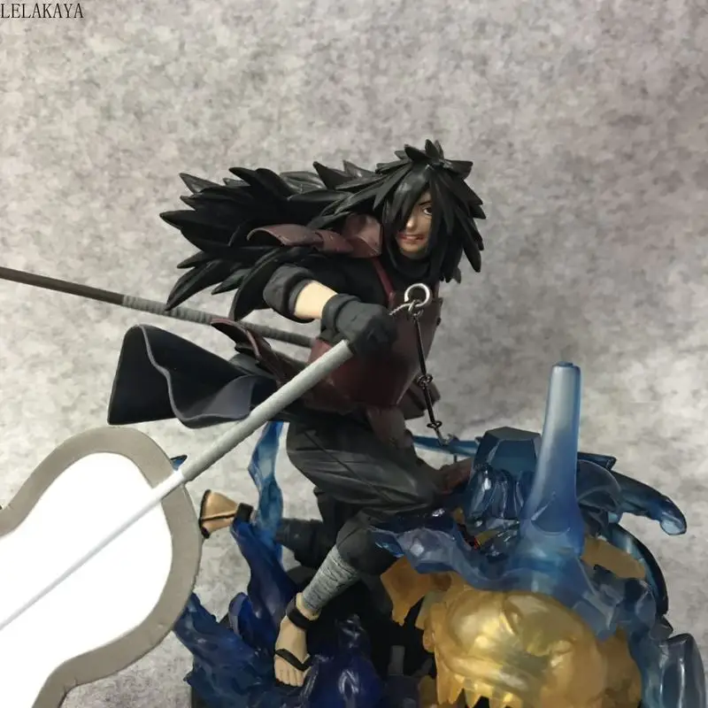 Naujas Anime Naruto Shippuden NULIO Uchiha Madara & Senju Hashirama ' Shodai Hokage GK Statula PVC Veiksmų Skaičius, Surinkimo Modelis Žaislai