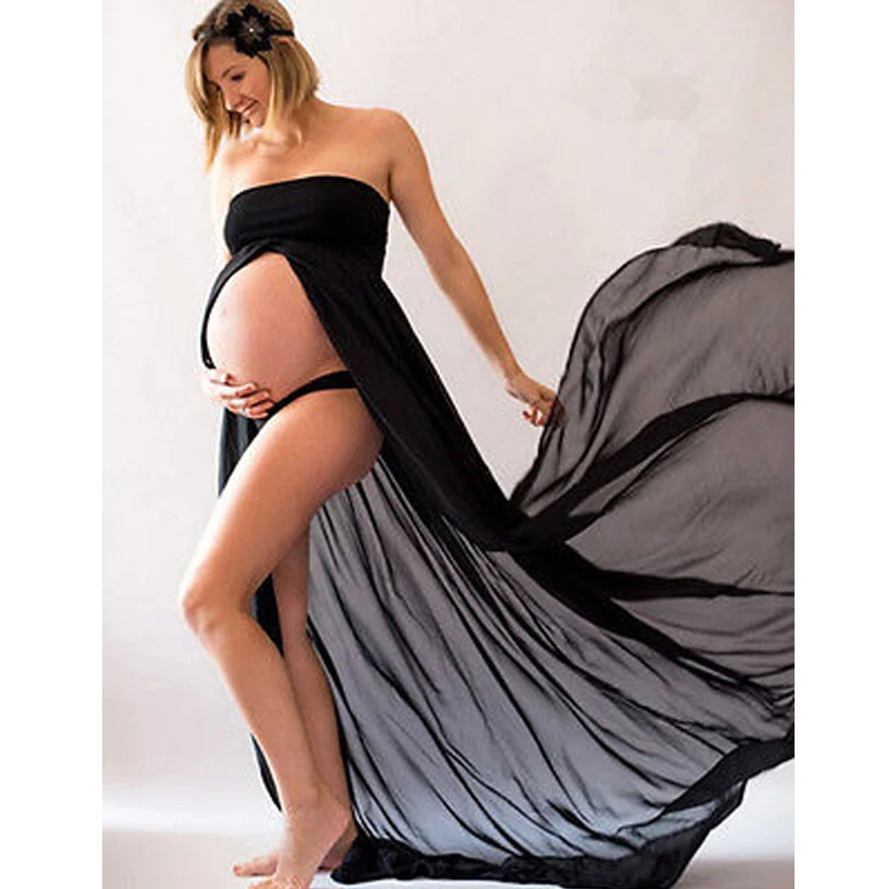 Hirigin Seksualus Motinystės Suknelės Nuotrauką Šaudyti Fotografijos Rekvizitai Dėvėti Moterims Stebėjimo Nėrinių Plonas, Ilgas, Maxi Nėštumo Suknelė