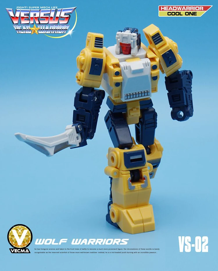MFT Transformacijos G1 Robotas Weirdwolf VS-02 VS02 mokyklų direktoriai GALVOS WERRIOR Kišenėje War Serijos Vilkas Režimo Veiksmų Skaičius, Vaikų Žaislai