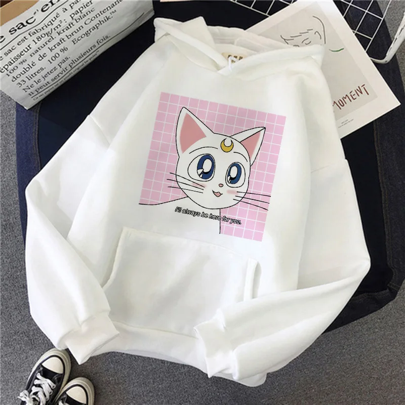 Punk Streetwear viršūnes Ulzzang merginos prašmatnus derliaus moterų Japonijos Hip-Hop ' Harajuku Atsitiktinis Palaidų Gotikos hoodies liepsna spausdinti susagstomi megztiniai