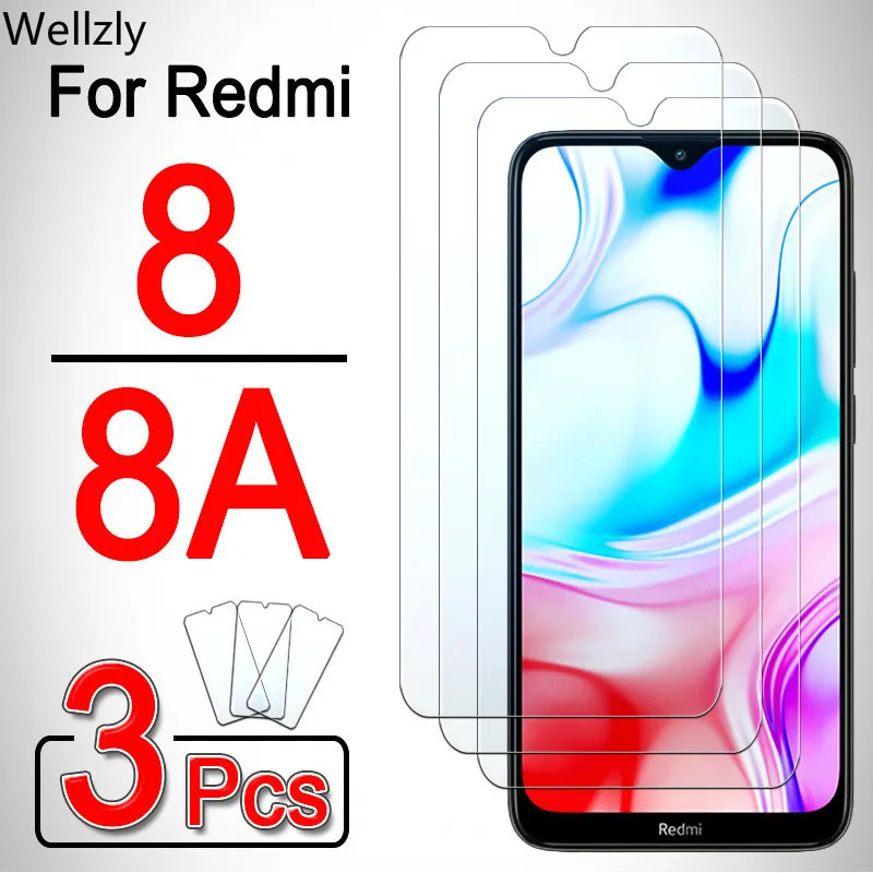 3 Pack Apsauginis Stiklas Ant Xiaomi Redmi 8A 8 Screen Protector Redmi 8 8 Grūdintas Kino Redmi 8A Šarvuotos Redmi8 Redmi8a Glas
