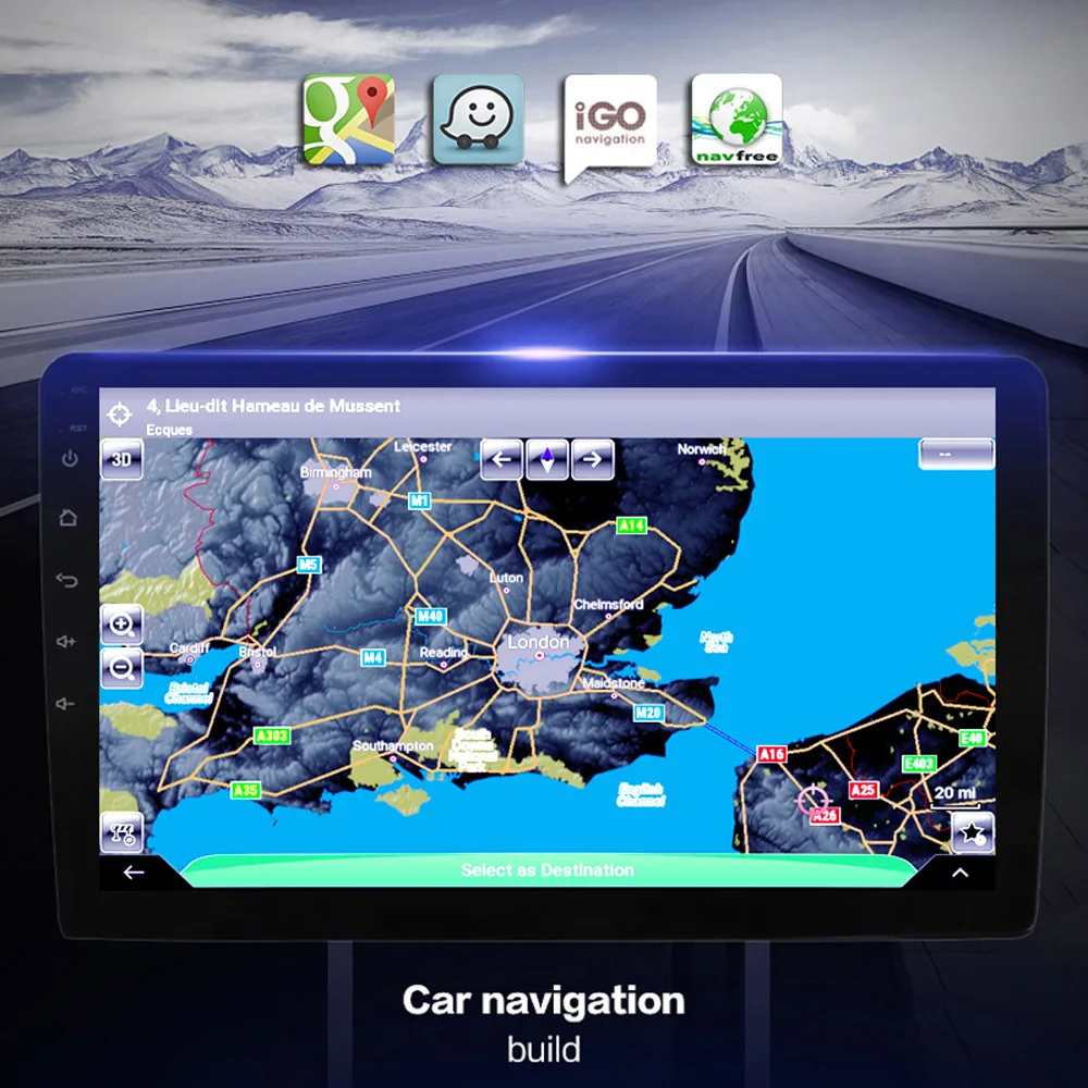 10.1 Colių Android 2 Din Automobilių Radijas, WIFI, GPS Navigaciją Stereo Multimedijos Grotuvo Volkswagen Golf 7 2016 2017 2018