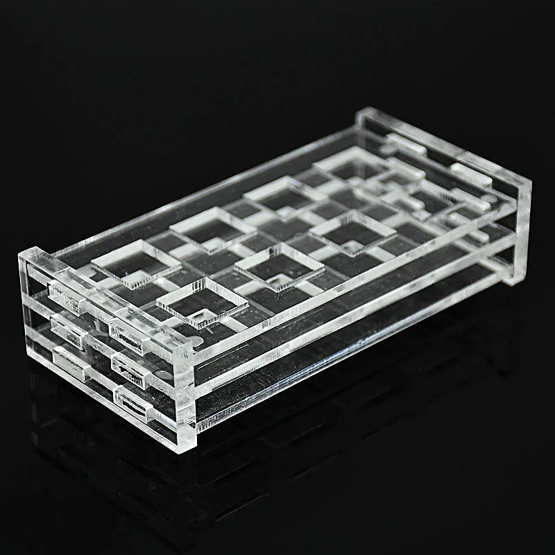 Kiuvetės Stovėti organinio Stiklo Stovas Kvarco Stiklo Kiuvetės (Skysto Mėginio Ląstelių) Šviesos Kelią, 10mm Absorbcijos Ląstelių Parama, 8 Skylės