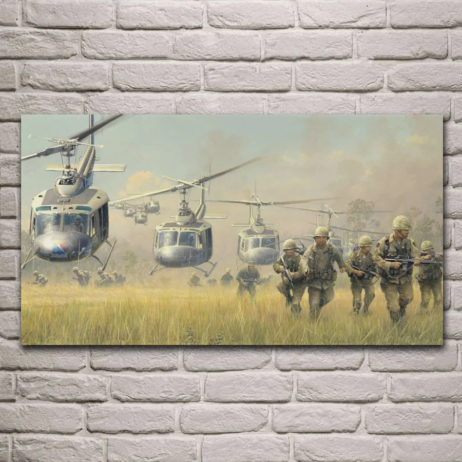 Karo karių iškrovimo Bell Vietnamas kavalerijos sraigtasparniai 