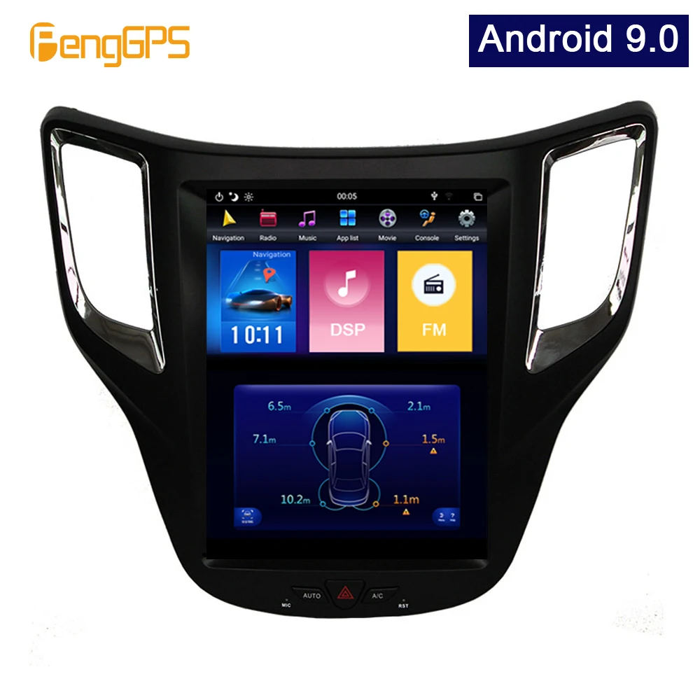 Android 9.0 Tesla Vertikalus Ekranas, automobilių Grotuvas GPS Navigacija 2 CS35 Garso Grotuvas, 12.1 colių