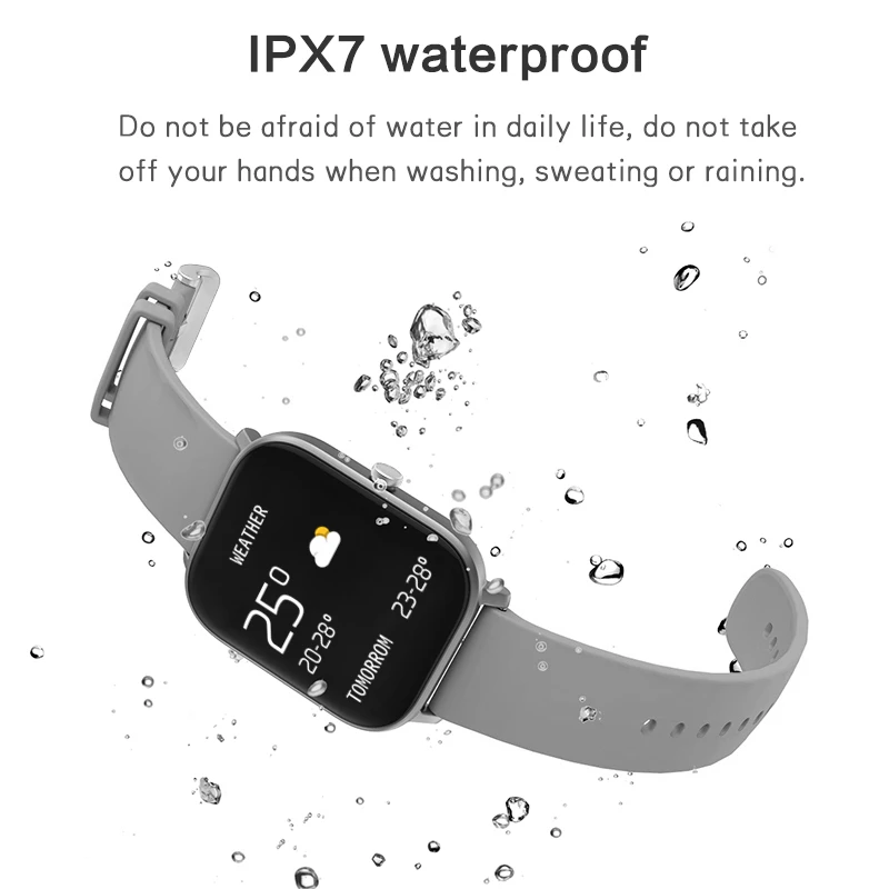 P8 Smart Watch Vyrai Moterys 1,4 colio Full Touch Fitness Tracker Širdies ritmo Monitoringo Sporto Laikrodžiai GTS už Xiaomi 