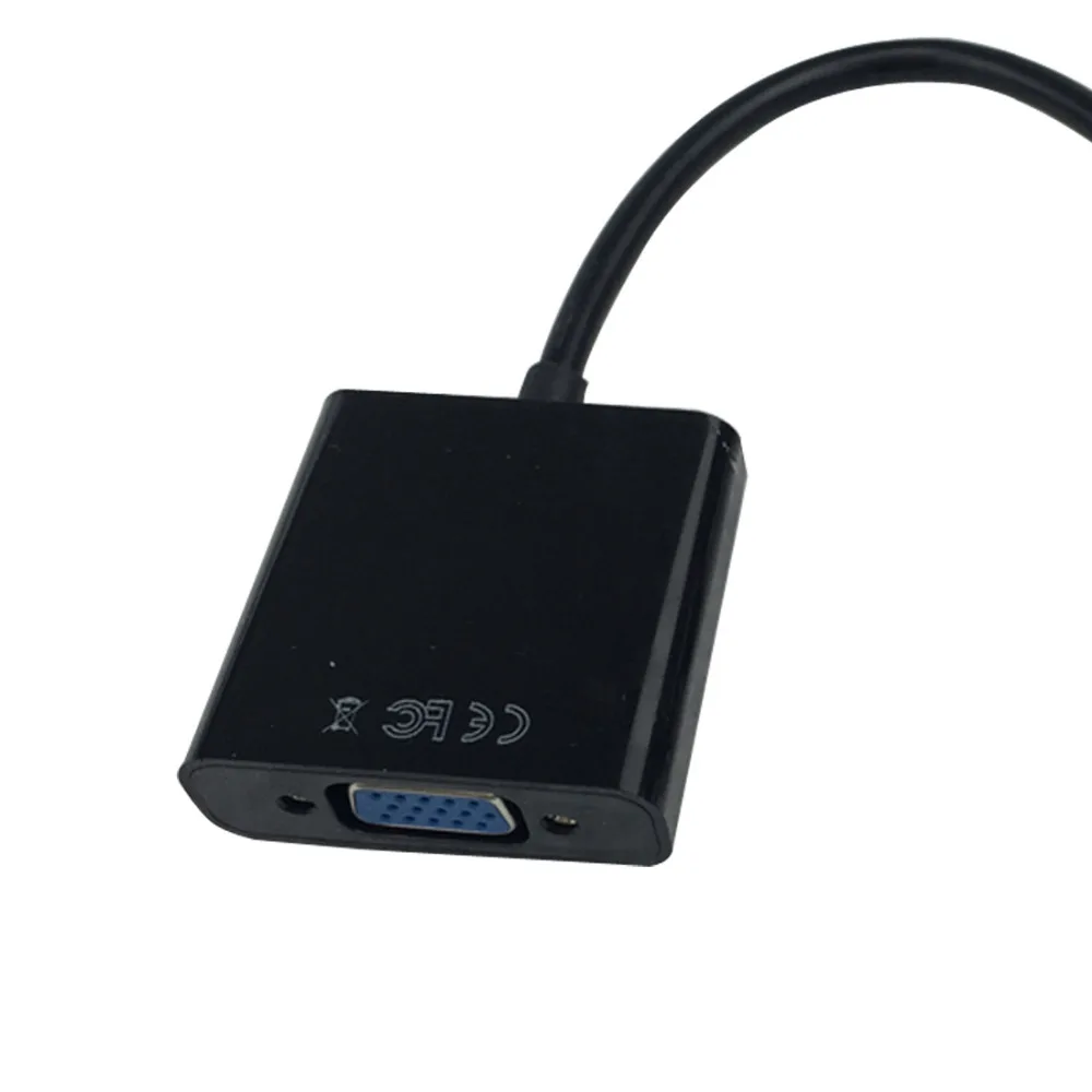 Micro HDMI į VGA Adapteris Vyrų ir Moterų + Garso Kabelis, 1080P Video, AV-Konverteris, skirtas PC Nešiojamas HDTV Aviečių Pi 4 B Modelis