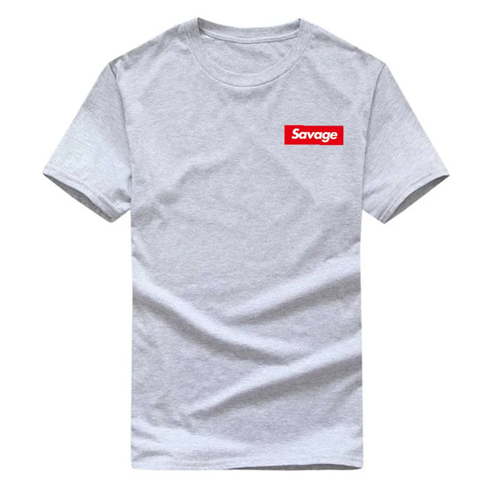T-Shirt men2019 Naujas Mados savage asmenybės gražus marškinėliai Prekės ženklo Drabužių Hip-Hop Laiškas Spausdinti Vyrų Aukštos Kokybės Medvilnės