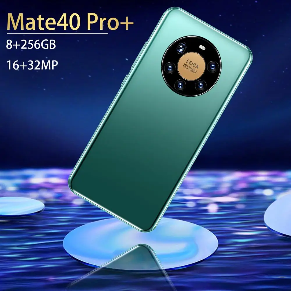 Mate40Pro telefono 7.3 colių Full HD ekranas mobiliojo telefono, 