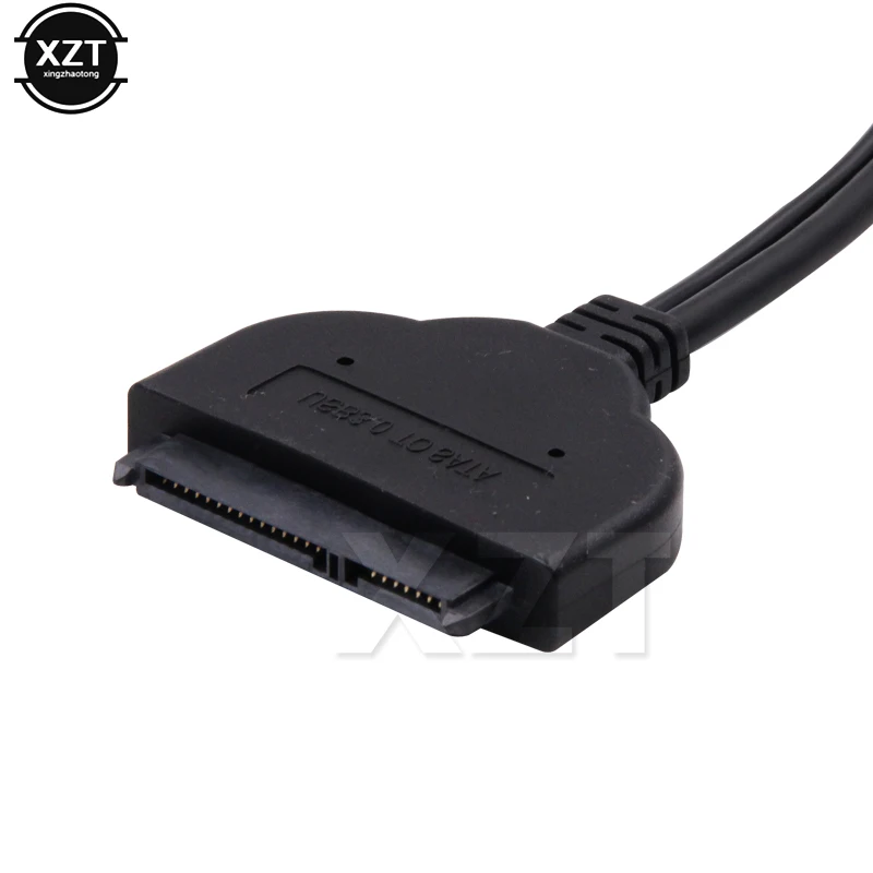Naujausias USB3.0 SATA Didelės Spartos Adapterio Kabelį 22 pin 2,5 colių HDD/SSD Kietąjį Diską, Nešiojamą kompiuterį Su Papildomos Galios