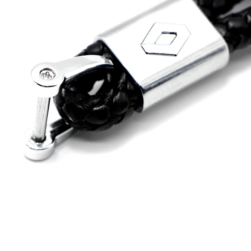 1pc Metalas+Pintos Virvės Automobilių Ženklelis Key Chain paketų prižiūrėtojų raktinę Automobilio Raktų Žiedas VW Volkswagen Scirocco Bora Golf Passat Sharan Amarok CC