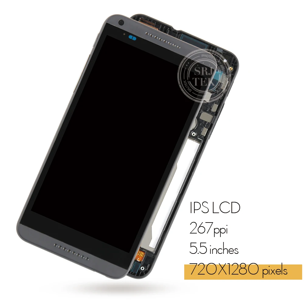 Originalus HTC Desire 816 LCD Jutiklinis Ekranas su Rėmu HTC 816 Ekranas skaitmeninis keitiklis Asamblėjos 816D 816T D816W D816