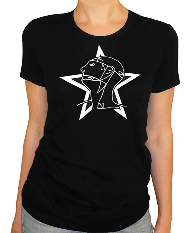 Marškinėliai Gotikos Stiliaus Mados Marškinėlius Tee Marškinėliai Femme Viršūnes Plius Dydžio Marškinius Sisters of Mercy Punk Grafinis Tees Moterims XS-3XL Juoda