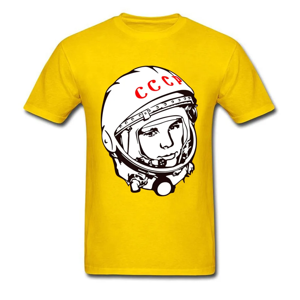 SSSR, CCCP rusijos Sovietų Marškinėlius Kosmonautas Jurijus Gagarinas Vyrų Tees Nauja Mada Atsitiktinis Viršūnes Tees Juokinga Naujiena T-Shirt Medvilnės
