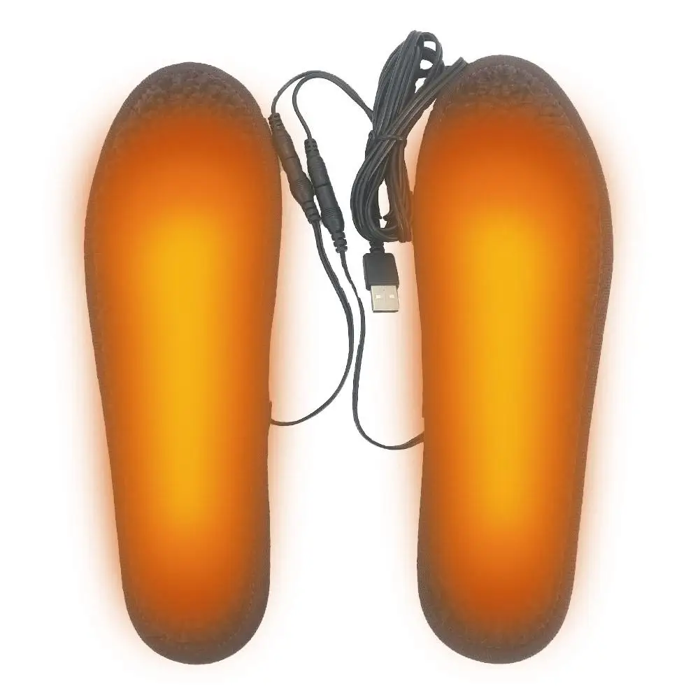 1Pair USB Šildomos Batų Vidpadžiai, Elektriniai Vilnos Šildymo Vidpadžiai Skalbti Žiemos Koja Šilčiau Šildomi Vidpadžiai Šilumos Vidpadžiai