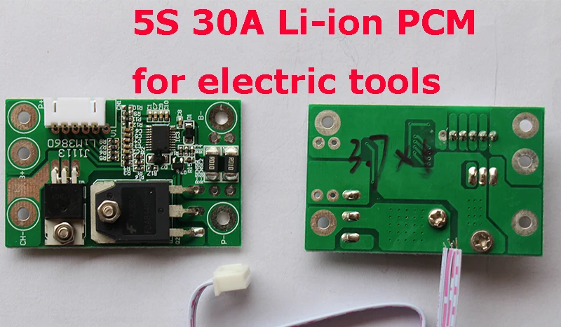5S 30A PCM PCB BMS 18650 li-ion baterija apsaugoti valdyba, elektriniai įrankiai, gręžimo atsuktuvas