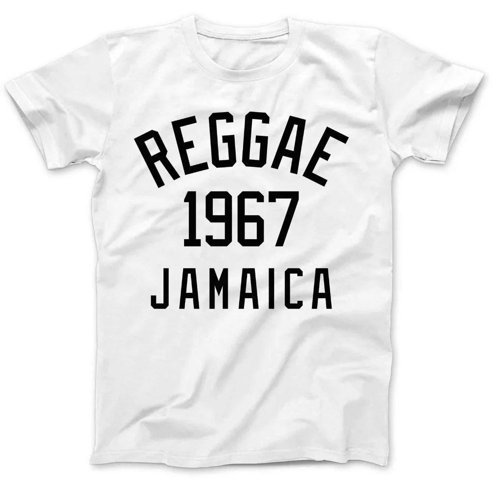 Reggae 1967 Jamaica Marškinėliai Priemoka Medvilnės Dub Ska Rock Steady Marley 2019 Trumpi Marškinėliai Svetimas Dalykų Poliesteris T Shirts