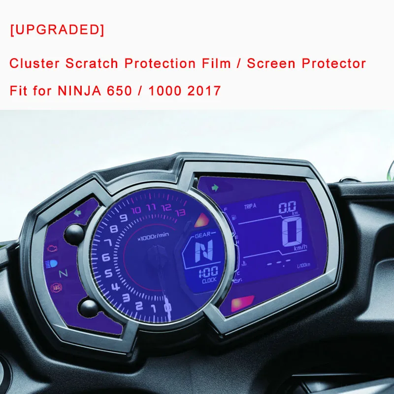Už Kawasaki NINJA 650 1000 Ninja 250 400 Z1000SX Versys X-300 2017 2018 Grupių Nulio apsauginės Plėvelės Screen Protector