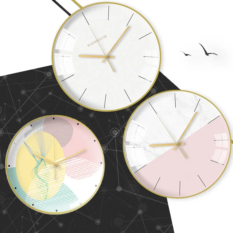 12inch Prabanga Šiaurės sieninis laikrodis kūrybos metalo meno paprastas laikrodis kambarį valgomasis sienos Žiūrėti modernus dekoro laikrodžiai sienos namuose