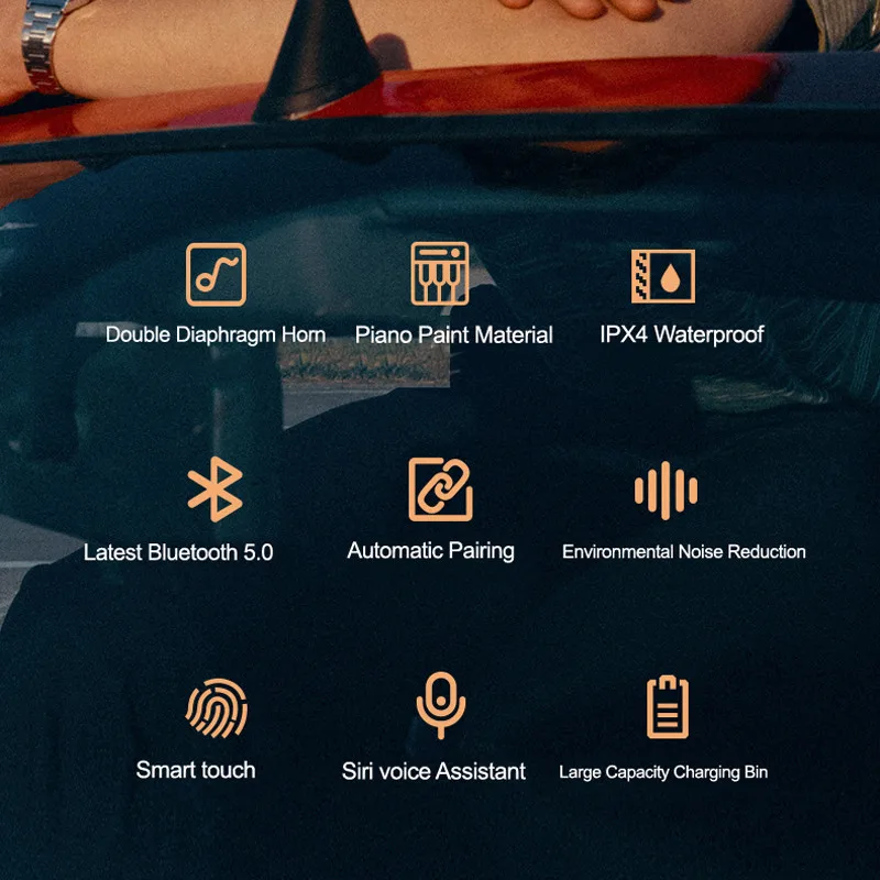 Lenovo LP1S LP1 S Bluetooth5.0 HiFi Ausines belaides Ausines Su Mic Sporto Ausinių laisvųjų Rankų Stereo Garso Vandeniui IPX4